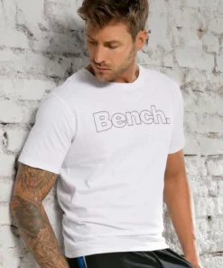 Bench. T-Shirt »Homewear« (2er-Pack) mit Bench. Print vorn Weiß | weiß, Petrol | schwarz, Grau-meliert | navy, Schwarz | schwarz -Bench Verkaufsgeschäft 35142610