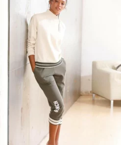 Bench. Relax-Caprihose mit breiten weichen Ribbündchen Schwarz, Khaki -Bench Verkaufsgeschäft 35213598