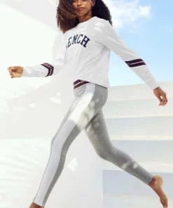 Bench. Sweatshirt mit Logo Tape an den Ärmeln Dunkelrosa-rosa, Weiß -Bench Verkaufsgeschäft 36416198