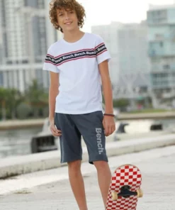 Bench. T-Shirt mit Druck in Streifenoptik -Bench Verkaufsgeschäft 36676465