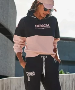 Bench. Hoodie mit Logodruck Grau-altrosa, Grau-schwarz, Schwarz-altrosa -Bench Verkaufsgeschäft 38a6f175 d8a1 5c3a b802 9aadf18ab508