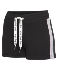 Bench. Relaxshorts mit Kontraststreifen und bedrucktem Bindeband Rauchrosa, Weiß, Schwarz -Bench Verkaufsgeschäft 3abecb5f 84f3 54cb a292 8fe9f728ffae