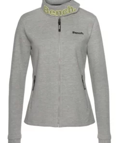 Bench. Sweatjacke »HAYLO« Signature Sweatjacke mit Kragenlasche Black, Fuchsia, Grau, Grey -Bench Verkaufsgeschäft 3d739828 3ffa 5592 a62f 36c6d62cb871