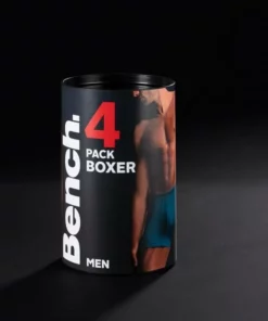 Bench. Boxer (4 Stück) in der Dose Navy | anthrazit-meliert | rot | schwarz, Blau | anthrazit-meliert | petrol | bordeaux, Schwarz, Schwarz | türkis | orange | lila -Bench Verkaufsgeschäft 3f7239bd 307a 5998 81f6 b6382e3ba783