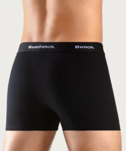 Bench. Boxer (4 Stück) mit kontrastfarbigem Bund Schwarz, Royalblau | grau-meliert | rot | schwarz, Navy | bordeaux | petrol | anthrazit -Bench Verkaufsgeschäft 44ec3146 bac4 560a 8ded 5f2b8294ff04