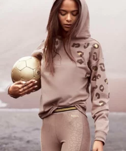 Bench. Kapuzensweatshirt mit glänzendem Leodruck Weiß-leo, Schwarz-leo, Nougat-leo -Bench Verkaufsgeschäft 46ae44ed 20f1 55a2 8717 63748ae90bc0