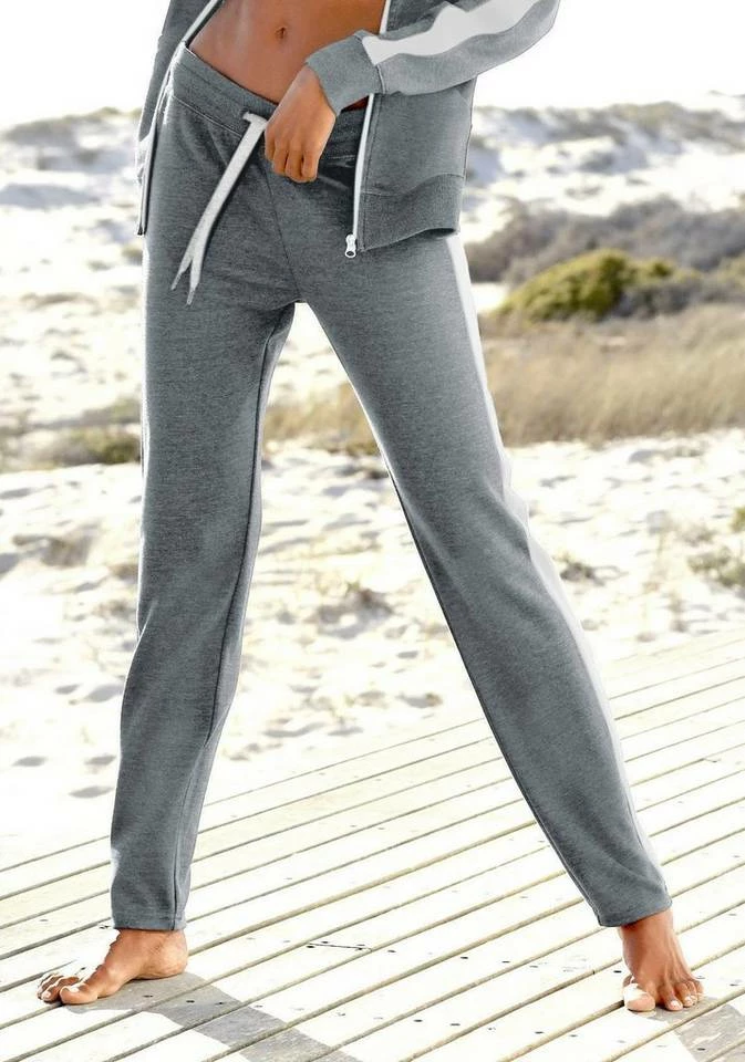 Bench. Sweathose mit Seitenstreifen und geradem Bein Nude-weiß, Schwarz-weiß, Stone-weiß 6 Bench. Sweathose mit Seitenstreifen und geradem Bein Nude-weiß, Schwarz-weiß, Stone-weiß – Bild 6