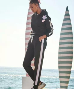 Bench. Relaxhose mit bedruckten Bändern und seitlichen Streifen Rauchrosa, White, Schwarz -Bench Verkaufsgeschäft 4b79d693 de37 5843 9de4 d3d3131842fa