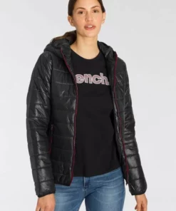 Bench. Steppjacke »KARA« Kapuzenjacke im sportlichen Design Schwarz, Marine, Bordeaux, Khaki