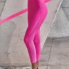 Bench. Funktionsleggings mit seitlichen Mesh-Einsatz Pink, Blau