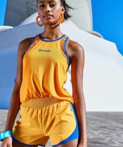 Bench. Tanktop mit Mesh-Einsätzen Schwarz, Royalblau, Orange -Bench Verkaufsgeschäft 4f8cb982 4b4e 5007 9710 fcdbe463b990