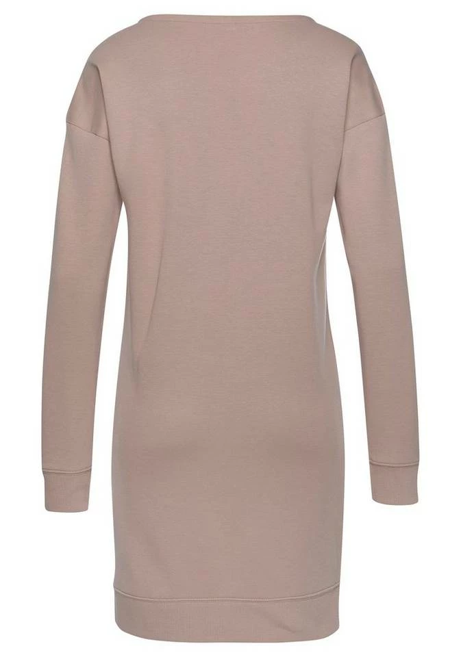 Bench. Sweatkleid mit seitlichem Logoprint Nude-weiß, Stone-weiß, Schwarz-weiß 3 Bench. Sweatkleid mit seitlichem Logoprint Nude-weiß, Stone-weiß, Schwarz-weiß – Bild 3