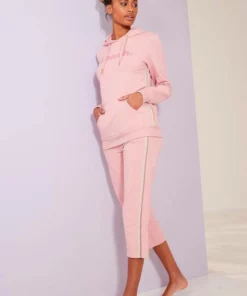 Bench. Relax-Caprihose mit Glitzerstreifen Beige-melange, Schwarz, Rosé -Bench Verkaufsgeschäft 56578fb4 6f24 542c b936 311d41aa55b3