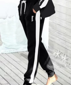 Bench. Sweathose mit Seitenstreifen und schmalem Bein Nude-weiß, Schwarz-weiß, Stone-weiß -Bench Verkaufsgeschäft 5711e859 cc05 59a0 977c 288f3c42548b