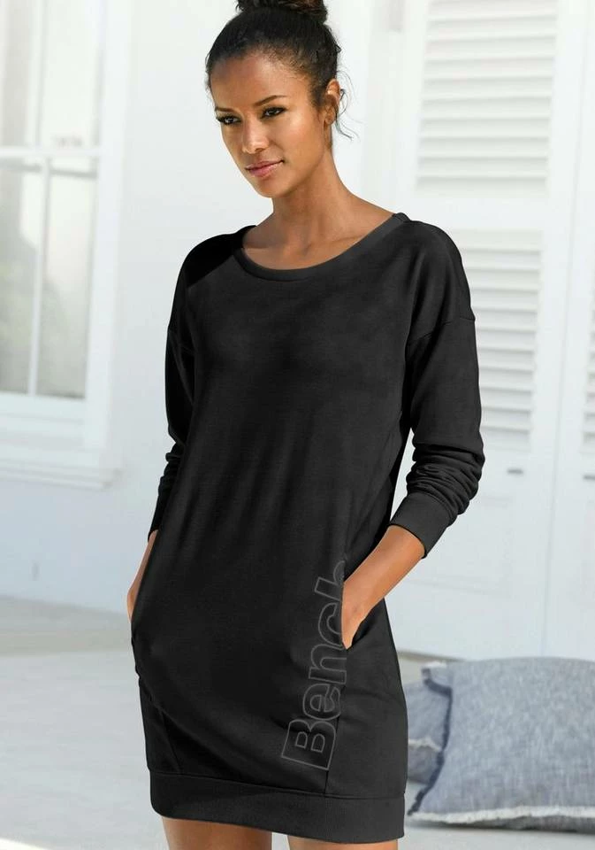 Bench. Sweatkleid mit seitlichem Logoprint Nude-weiß, Stone-weiß, Schwarz-weiß 8 Bench. Sweatkleid mit seitlichem Logoprint Nude-weiß, Stone-weiß, Schwarz-weiß – Bild 8