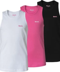 Bench. Tanktop »Top INDYA 3er Pack für Mädchen« -Bench Verkaufsgeschäft 5b54d467 2a45 5898 9f3c 972d97384963