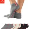 Bench. Sneakersocken (6-Paar) mit Frottee