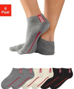 Bench. Sneakersocken (6-Paar) mit Frottee