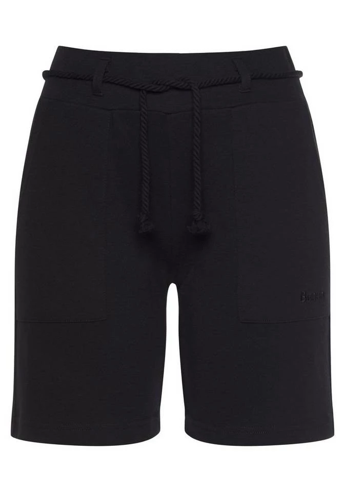 Bench. Bermudas mit Kordel und Eingrifftaschen Ecru, Schwarz 2 Bench. Bermudas mit Kordel und Eingrifftaschen Ecru, Schwarz – Bild 2