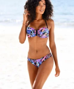 Bench. Bandeau-Bikini-Top »Pitch«, mit farbenfrohem Druck