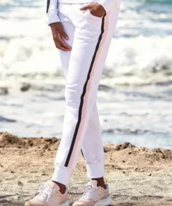 Bench. Relaxhose mit bedruckten Bändern und seitlichen Streifen Rauchrosa, White, Schwarz -Bench Verkaufsgeschäft 6673ace6 ebf7 54f3 882d 57ab3f5d0527