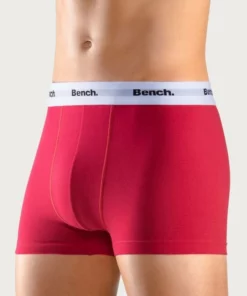 Bench. Boxer (4 Stück) mit kontrastfarbigem Bund Schwarz, Royalblau | grau-meliert | rot | schwarz, Navy | bordeaux | petrol | anthrazit -Bench Verkaufsgeschäft 689dc4aa e86d 5d9a 8f7d 724584f0f0cc