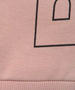 Bench. Sweatkleid mit senkrechtem Logodruck Schwarz, Grau, Altrosa -Bench Verkaufsgeschäft 6c598a58 d694 5203 8202 1b00ade7120b