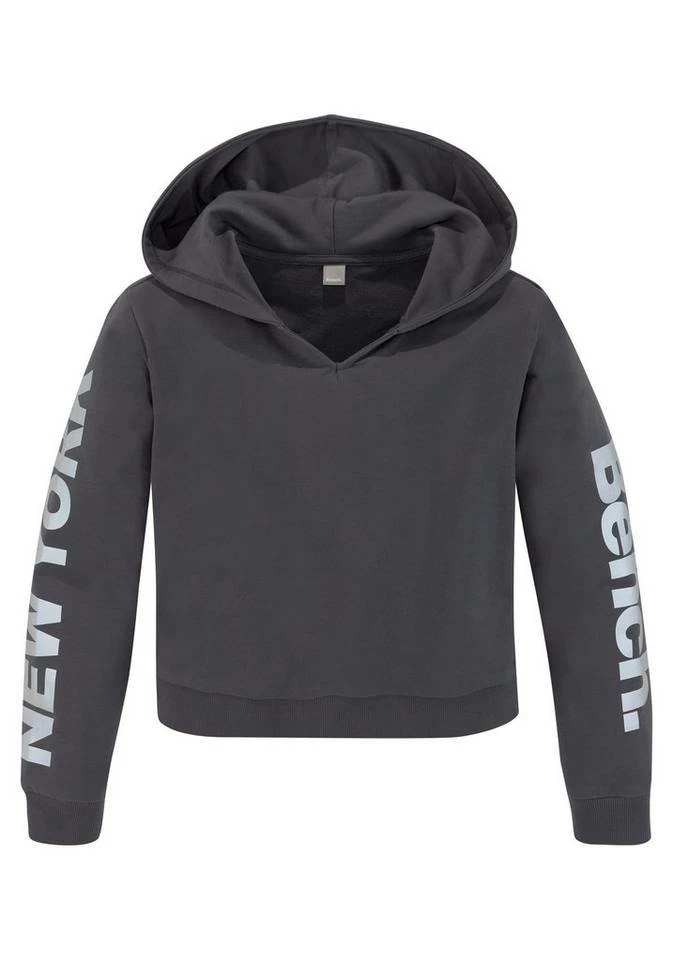 Bench. Kapuzensweatshirt mit reflektierenden Prints auf dem Ärmeln 2 Bench. Kapuzensweatshirt mit reflektierenden Prints auf dem Ärmeln – Bild 2