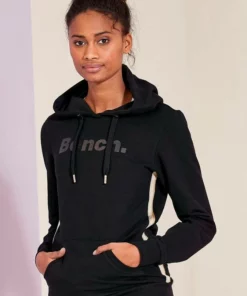 Bench. Hoodie mit Glitzer Streifen und Glitzer Logodruck Beige-meliert, Rose, Schwarz -Bench Verkaufsgeschäft 6f718ac3 f1b2 5970 b32d ba1e4dcbb570