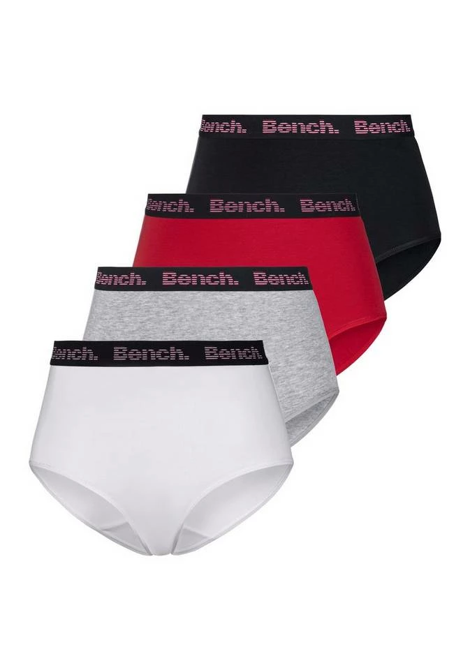 Bench. High-Waist-Slip (4 Stück) mit weichem Logo-Webbündchen Weiß | navy, Rot | navy, Rot | weiß | grau 9 Bench. High-Waist-Slip (4 Stück) mit weichem Logo-Webbündchen Weiß | navy, Rot | navy, Rot | weiß | grau – Bild 9