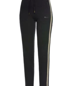 Bench. Relaxhose mit Glitzer Seitenstreifen Rosé, Beige-melange, Schwarz -Bench Verkaufsgeschäft 71ecfbb3 cbff 58ad 8eb0 4fcdbfb6366e