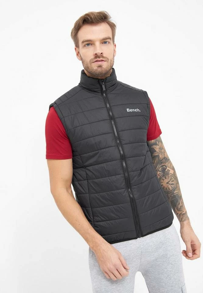 Bench. Steppweste »Bullard« Tierfreie Produktion, leichtes Material, Logoprint Schwarz, Navy, Charcoal, Red 7 Bench. Steppweste »Bullard« Tierfreie Produktion, leichtes Material, Logoprint Schwarz, Navy, Charcoal, Red – Bild 7