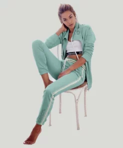 Bench. Relaxhose mit gestreiftem Bund und Glanzprint Grau-meliert, Mint, Apricot -Bench Verkaufsgeschäft 761b4844 deda 58fe b44a 7bfdf1bf0cf8