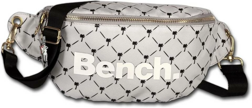 Bench. Gürteltasche »D2OTI303N Bench modische Gürteltasche grau« (Gürteltasche), Damen, Jugend Tasche aus Nylon, Größe ca. 25cm in grau, hellgrau, kleine Palmen 1 Bench. Gürteltasche »D2OTI303N Bench modische Gürteltasche grau« (Gürteltasche), Damen, Jugend Tasche aus Nylon, Größe ca. 25cm in grau, hellgrau, kleine Palmen