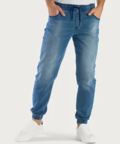 Bench. Jogger Pants in Jeansoptik Schwarz, Jeansblau -Bench Verkaufsgeschäft 79dd5f04 b586 5755 b580 c08287939194