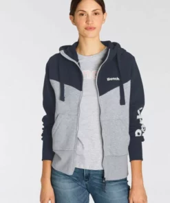 Bench. Sweatjacke »LANEY« im Colourblock-Design mit Daumenlöchern Dunkelgrau-pink, Hellgrau-marine -Bench Verkaufsgeschäft 7a7e2d0b 3aef 5779 ad87 2f312141c4c6