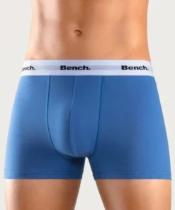 Bench. Boxer (4 Stück) mit kontrastfarbigem Bund Schwarz, Royalblau | grau-meliert | rot | schwarz, Navy | bordeaux | petrol | anthrazit -Bench Verkaufsgeschäft 7b7649a2 4da0 5199 9a8c 302dcd0087a4