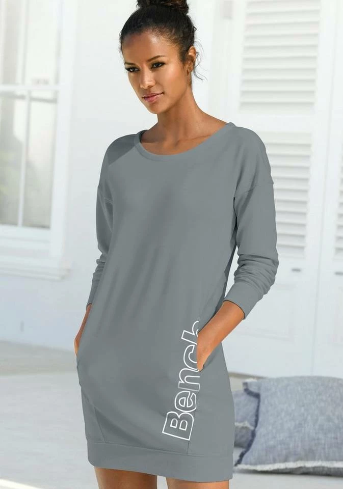 Bench. Sweatkleid mit seitlichem Logoprint Nude-weiß, Stone-weiß, Schwarz-weiß 7 Bench. Sweatkleid mit seitlichem Logoprint Nude-weiß, Stone-weiß, Schwarz-weiß – Bild 7