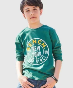 Bench. Langarmshirt mit Prägedruck