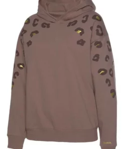 Bench. Kapuzensweatshirt mit glänzendem Leodruck Weiß-leo, Schwarz-leo, Nougat-leo -Bench Verkaufsgeschäft 85c754f6 8b7b 5d65 ba02 2d4febcb8510