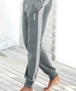 Bench. Sweathose mit Seitenstreifen und schmalem Bein Nude-weiß, Schwarz-weiß, Stone-weiß -Bench Verkaufsgeschäft 899c2a9a ffde 5540 8256 2615687ffd7c