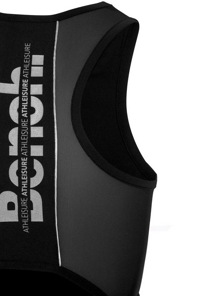 Bench. Crop-Top mit Racerback und Mesh-Einsätze Schwarz, Orange, Royalblau 6 Bench. Crop-Top mit Racerback und Mesh-Einsätze Schwarz, Orange, Royalblau – Bild 6