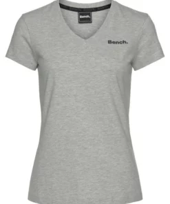 Bench. V-Shirt »RACHEL« mit Logopatch im Kontrast Lilac, White, Grey, Mint -Bench Verkaufsgeschäft 924f0cc5 7566 5832 80f6 301eac0b719f
