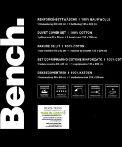 Wendebettwäsche »Bench«, Bench., mit Schriftzug -Bench Verkaufsgeschäft 92b2fc2c 264f 57d3 8204 106e6395f31d