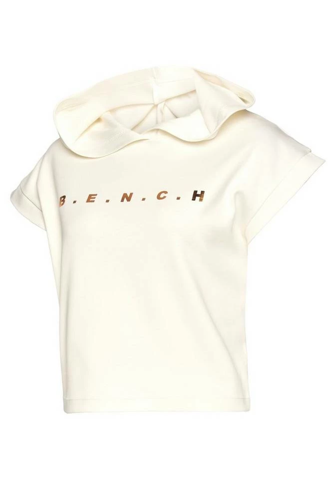 Bench. Kurzarmshirt mit Kapuze Schwarz, Ecru, Türkis 5 Bench. Kurzarmshirt mit Kapuze Schwarz, Ecru, Türkis – Bild 5