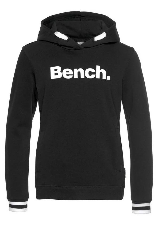 Bench. Kapuzensweatshirt mit Frontdruck Schwarz, Grau, Bordeaux 4 Bench. Kapuzensweatshirt mit Frontdruck Schwarz, Grau, Bordeaux – Bild 4