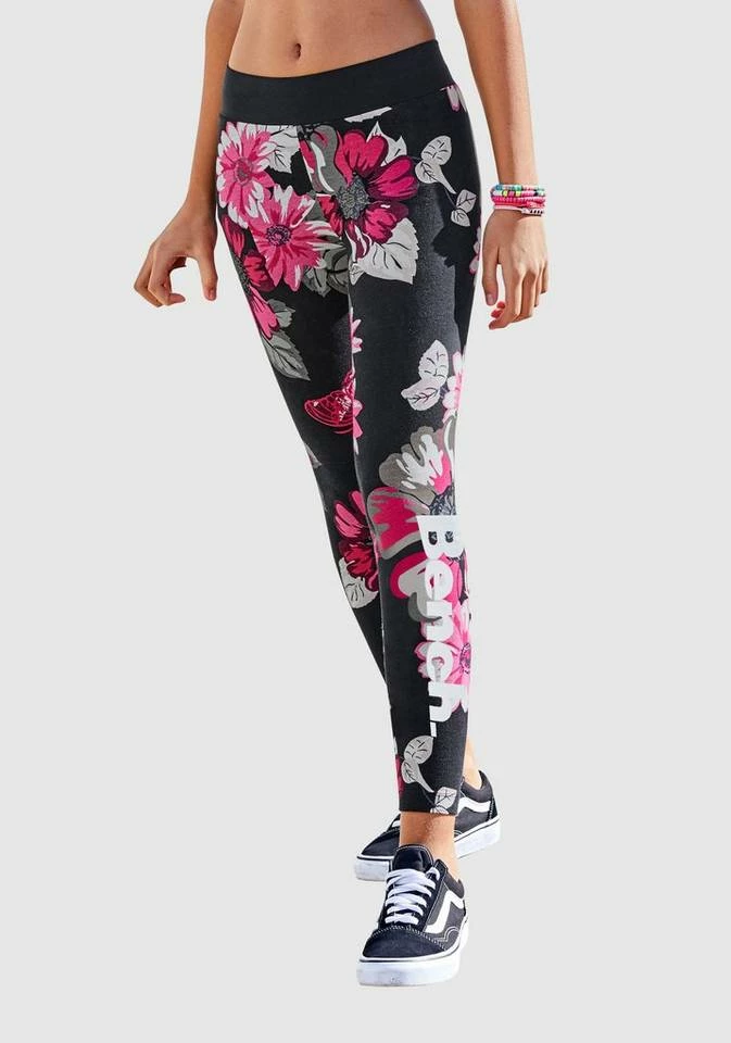 Bench. Leggings mit großem Blumenmuster 1 Bench. Leggings mit großem Blumenmuster