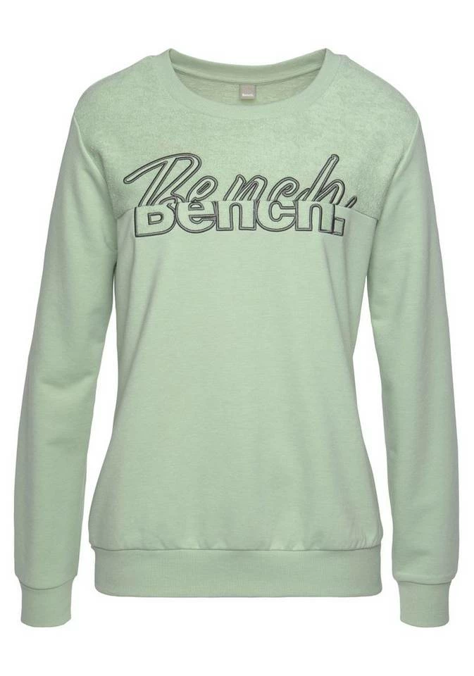 Bench. Sweatshirt mit Logostickerei Mint, Anthrazit-meliert, Schwarz 2 Bench. Sweatshirt mit Logostickerei Mint, Anthrazit-meliert, Schwarz – Bild 2