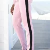 Bench. Sweathose mit Seitenstreifen und geradem Bein Mint-schwarz, Rosa-schwarz, Schwarz, Anthrazit-meliert-schwarz