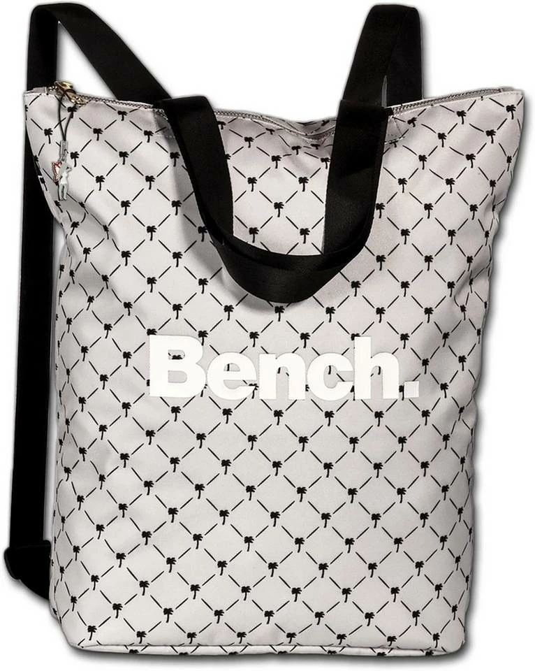 Bench. Cityrucksack »D2ORI303N Bench grauer Nylon Cityrucksack« (Cityrucksack), Damen, Jugend Cityrucksack, Henkeltasche Nylon, grau, Größe ca. 40cm, kleine Palmen 1 Bench. Cityrucksack »D2ORI303N Bench grauer Nylon Cityrucksack« (Cityrucksack), Damen, Jugend Cityrucksack, Henkeltasche Nylon, grau, Größe ca. 40cm, kleine Palmen